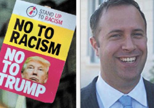 Westminster council Labour Leader Adam Hugg_Trump protest