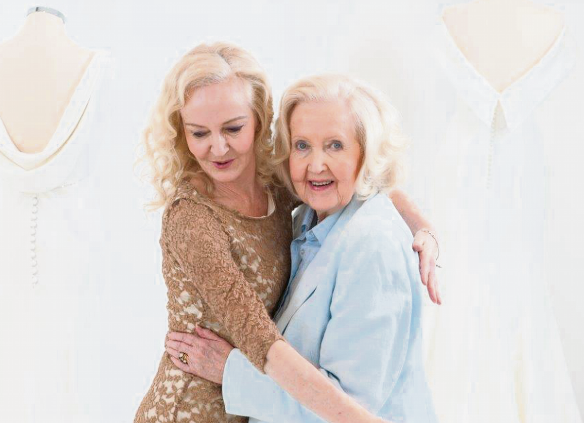 Mother and daughter: Ritva and Chenca Westenius