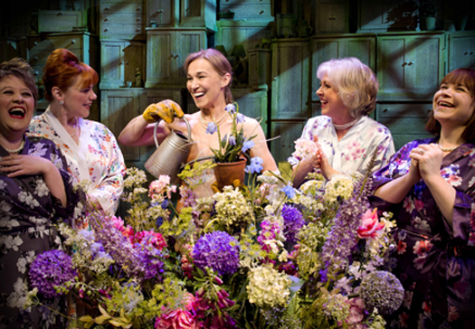 Review: The Girls, at Phoenix Theatre Claire Machin Sophie-Louise Dann Joanna Riding Claire Moore and Debbie Chazen in THE GIRLS. Credit Matt Crockett Dewynters