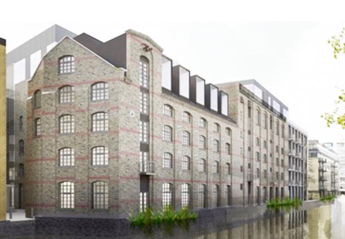 Developer’s canalside warehouse appeal is rejected Regents Wharf artist impression 1