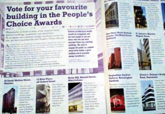 Westminster Council’s ‘people’s awards’ idea is just a distraction Westminster Magazine Building Awards