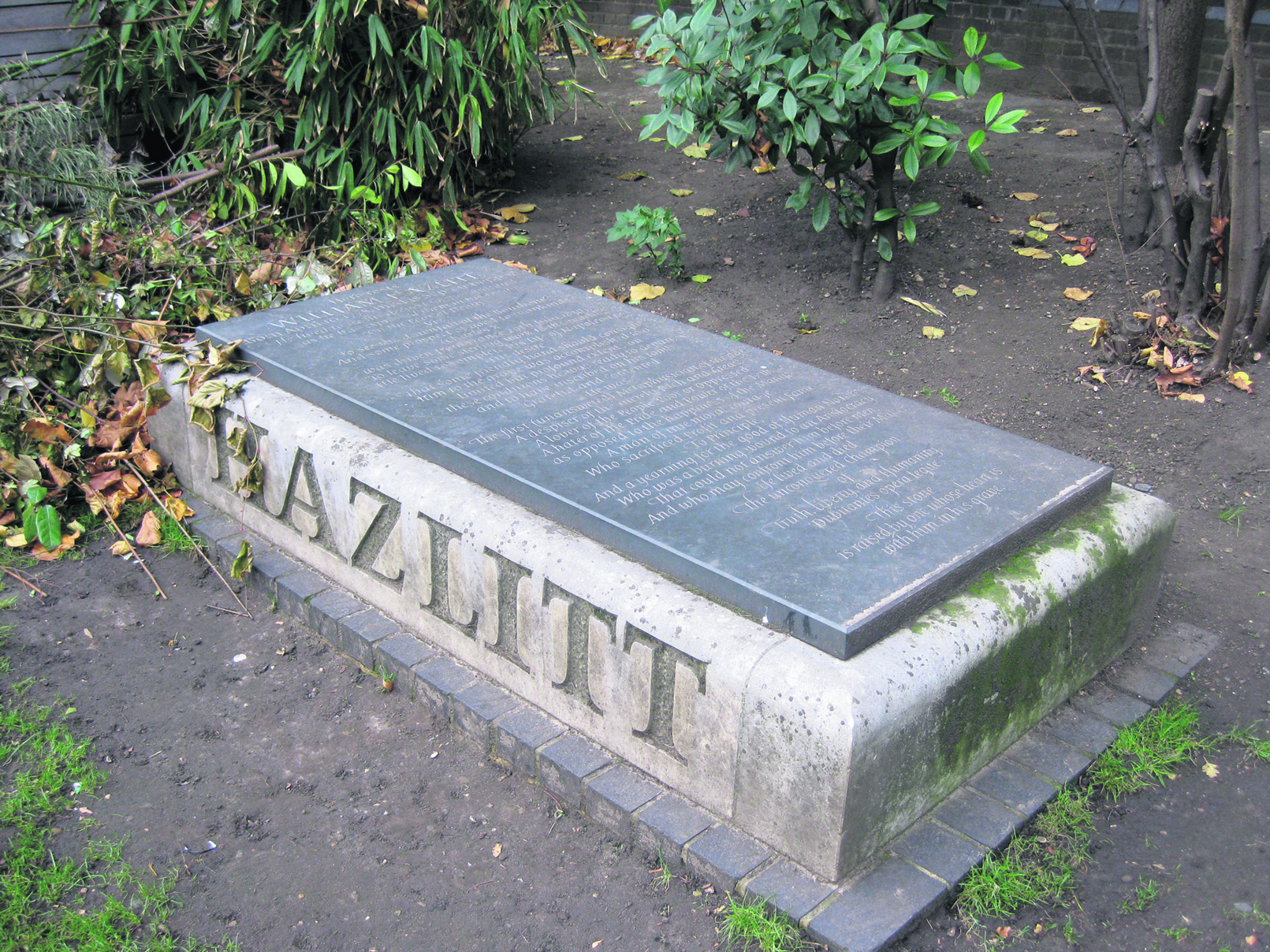 07-William Hazlitt memorial