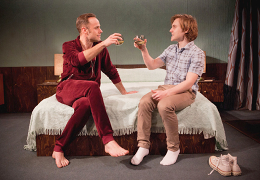 Review: 46 Beacon at Trafalgar Studios 2 46 Beacon_Jay Taylor and Oliver Coopersmith_photo Pete Le May