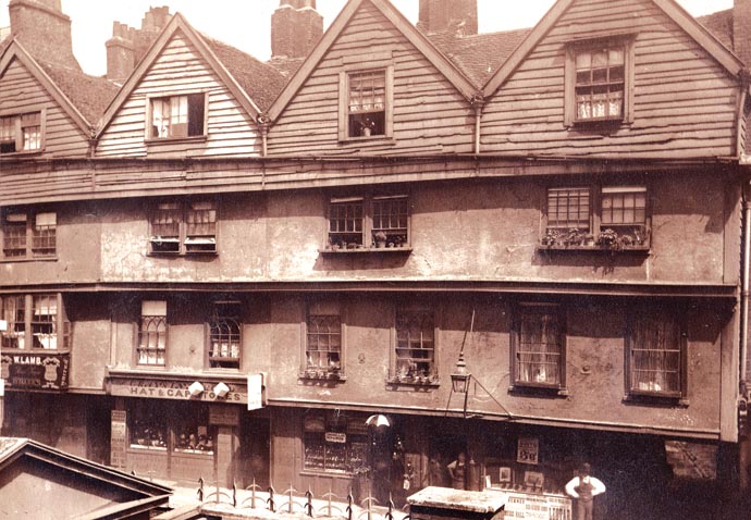 Grays Inn Lane 16th century houses