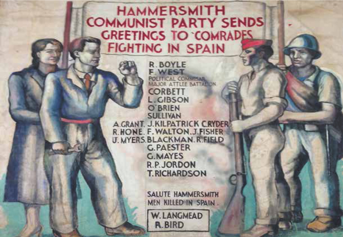 The lost art of protest regained Marx Memorial Library banner_Help_Spain5