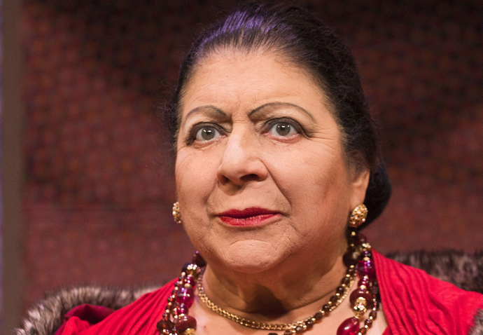Review: Madame Rubinstein, at Park Theatre Miriam Margolyes in Madame Rubinstein at Park Theatre. Photo by Simon Annand 165