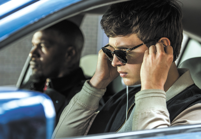 Baby’s crash course in living as a criminal Ansel Elgort;Jamie Foxx