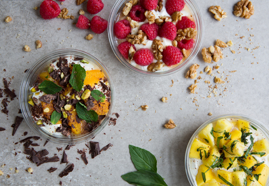 Sweet and savoury: yoghurt is the tops at Mandira Mandira yoghurts
