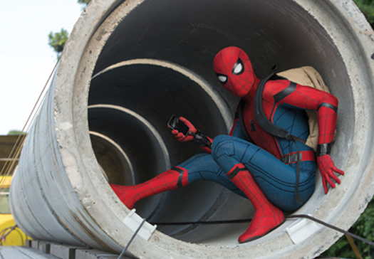 Spidey is the king of spin in Homecoming Tom Holland