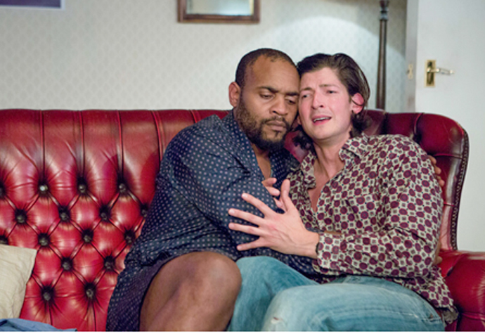 Review: Coming Clean at the King’s Head Theatre Coming Clean_Jason Nwoga as Greg and Lee Knight as Tony. Credit Paul Nicholas Dyke