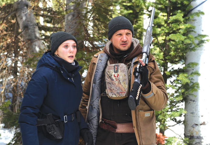 Review: Wind River Elizabeth Olsen and Jeremy Renner in Wind River