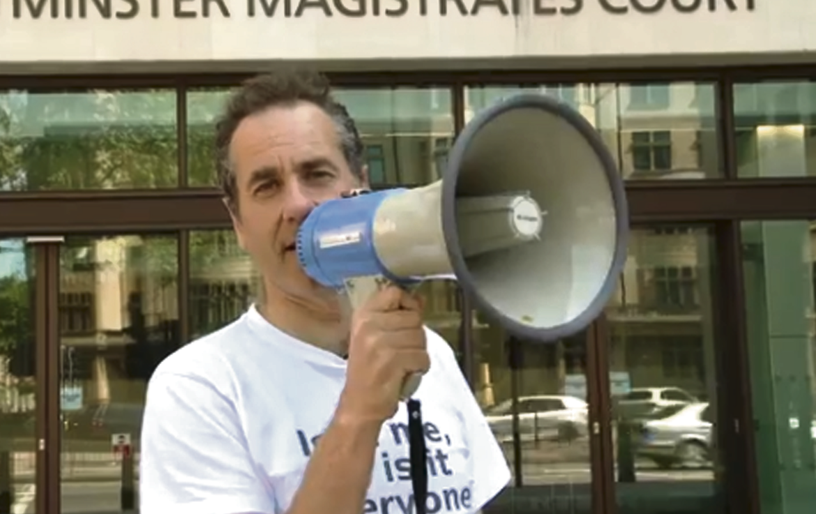 I’m retiring, says London’s famous megaphone man megaphone Danny Shine