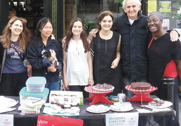 Labour of love for Grenfell survivors Our Neighbours_Valerie Bossman-Quarshie, right,