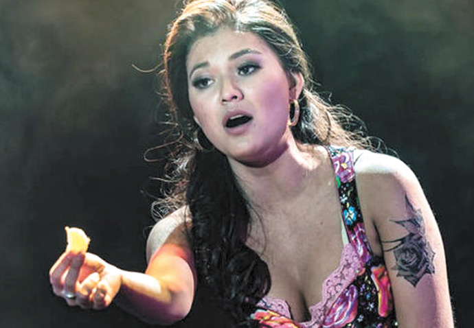 Triumph of a Tragédie Aigul Akhmetshina in La Tragedie de Carmen_photo Clive Barda
