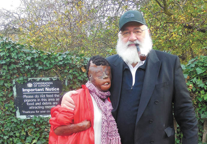 Why do we turn away from helping Children of Fire? Children of Fire_Dorah meets artist Henried of Hamstead Heath