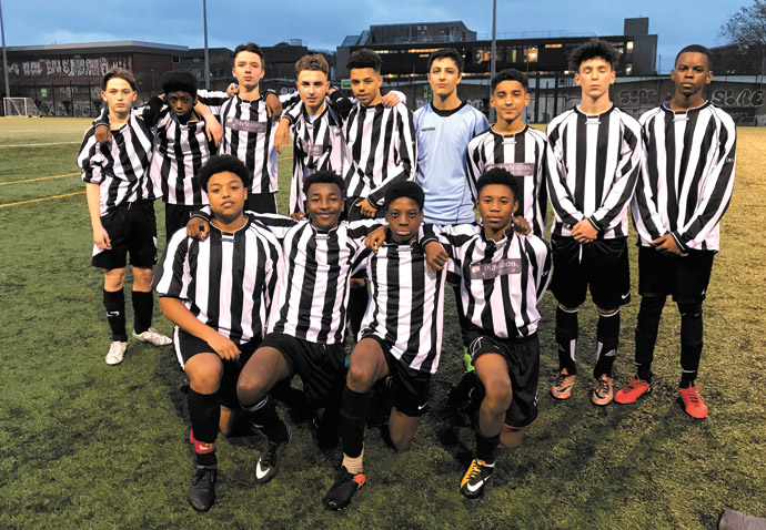 Haverstock net six in the cup Haverstock U15s
