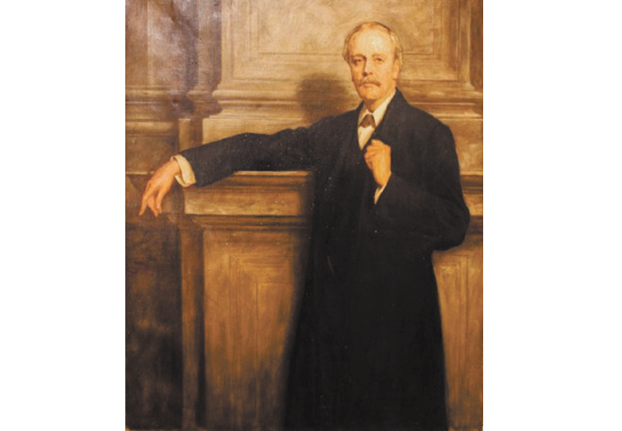 A brush with Lord Balfour Lord Balfour
