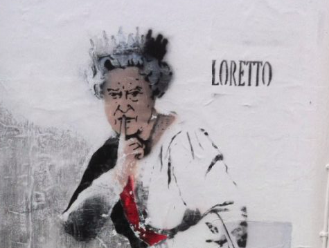 Murals of Queen with tattoo and thigh-high stockings whitewashed for being ‘offensive’ loretto
