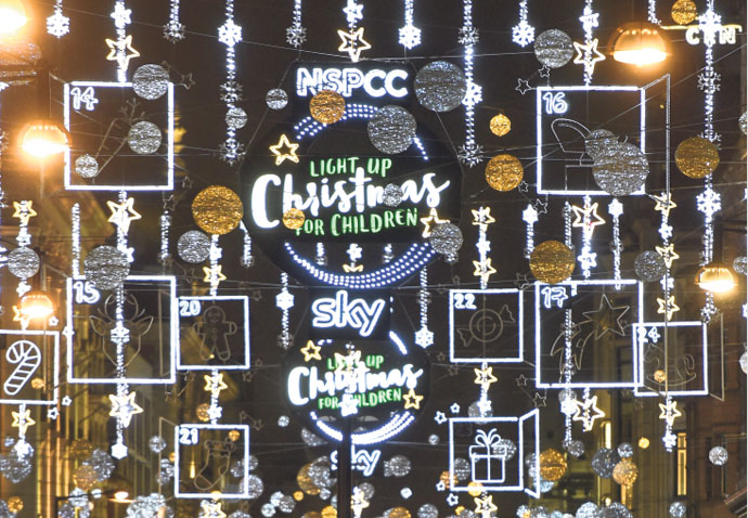 Oxford Street lights xmas