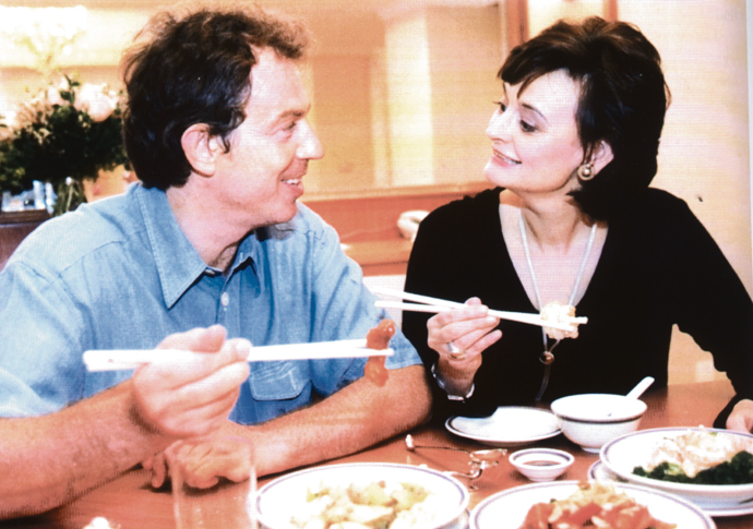 Hunger for Blair business TONY BLAIR AND CHERIE