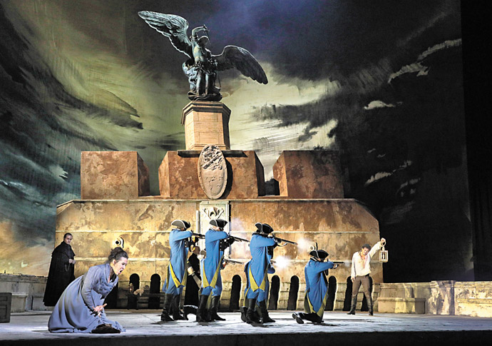 Tosca as screen idol Tosca. Photo Ken Howard-Metropolitan Opera_3