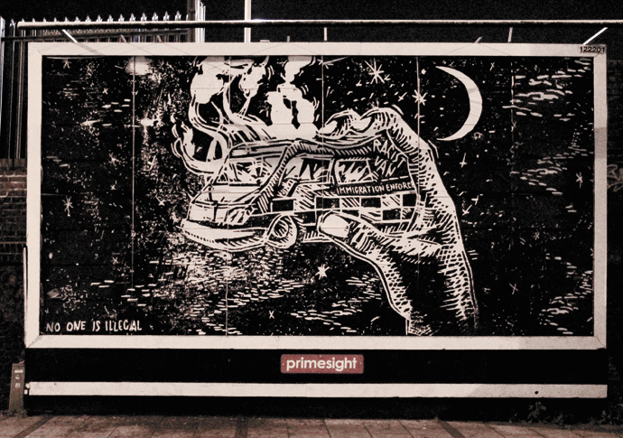 Anarchist art: Words on the street 51-57 SPAB IRELAND