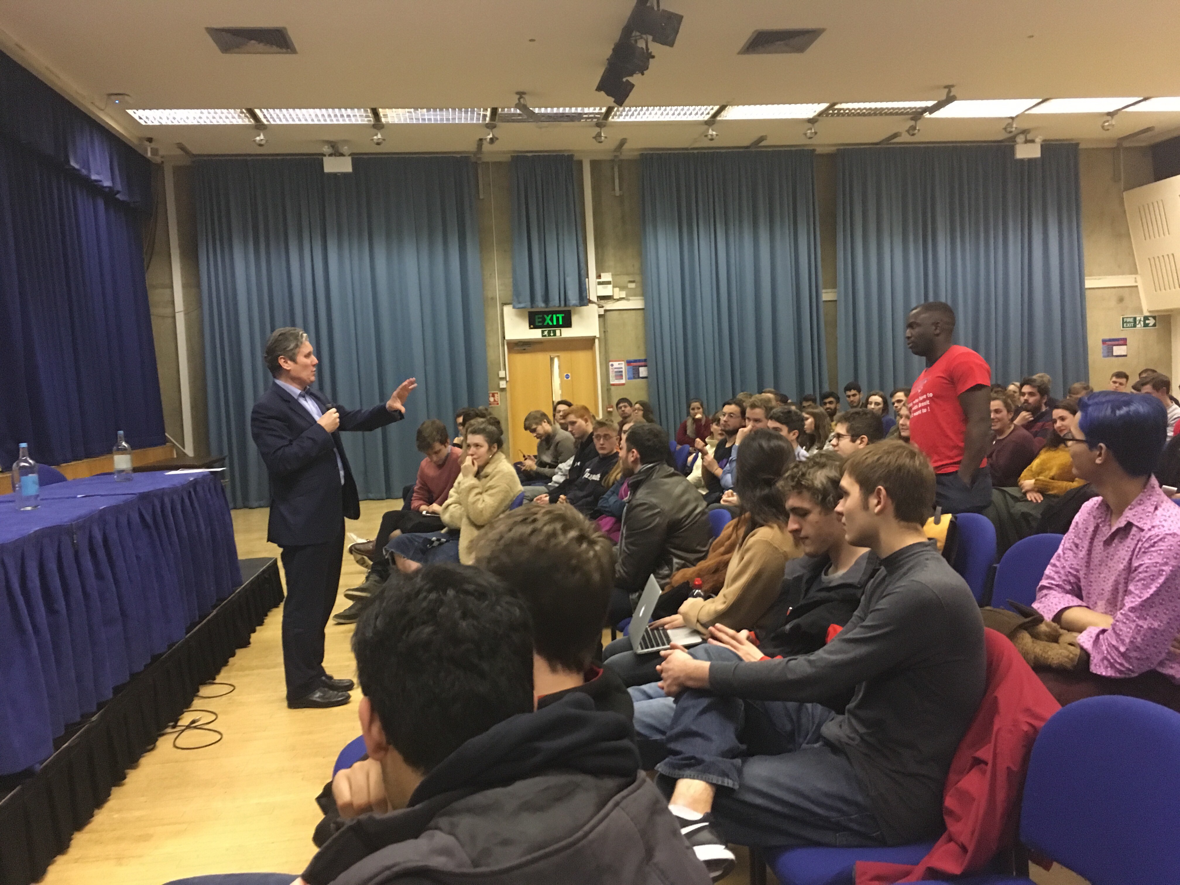 Keir Starmer UCLH 2018