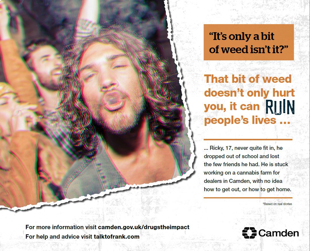 Council cannabis poster