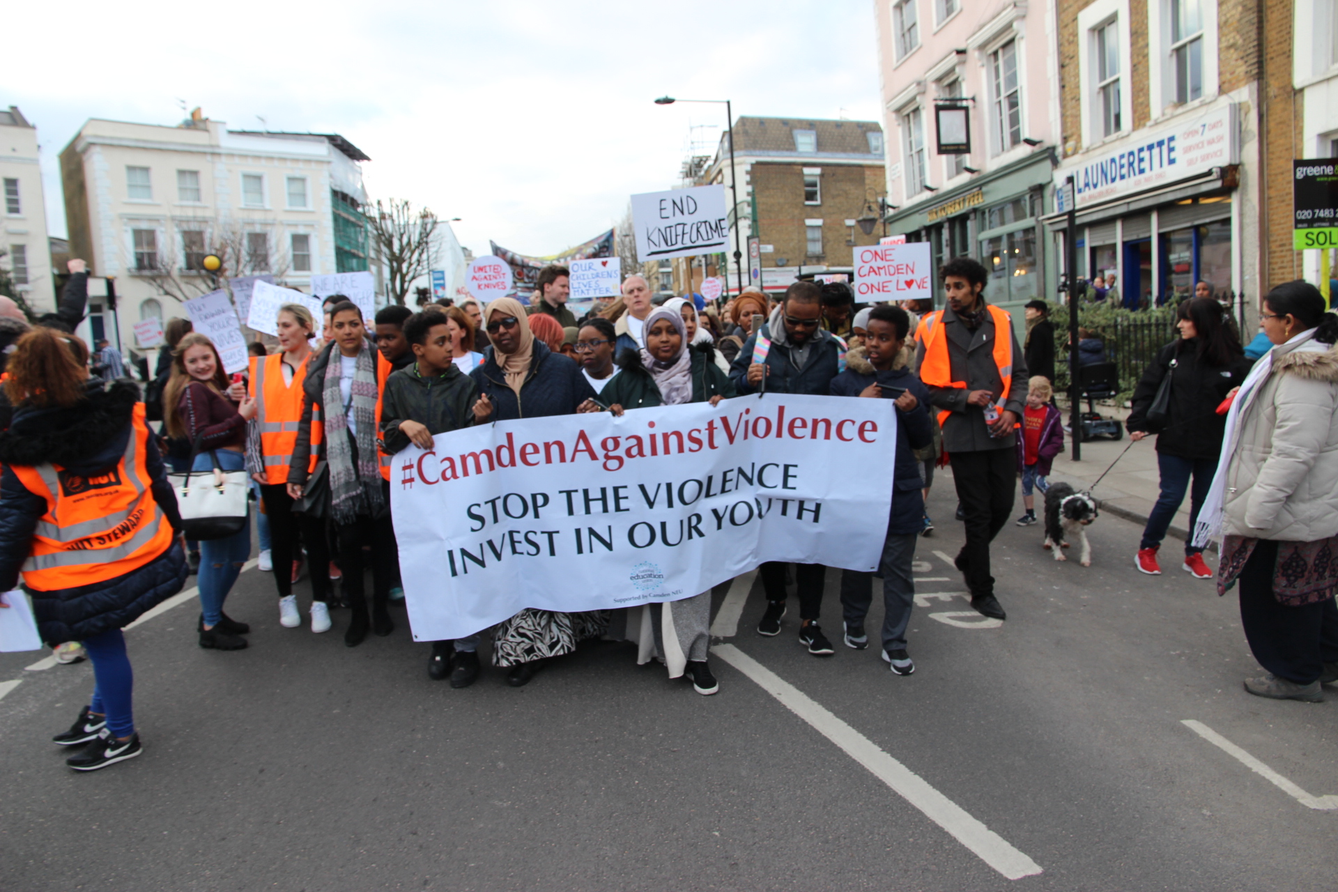 Gross inequalities in society at the heart of crime crisis Camden knife march