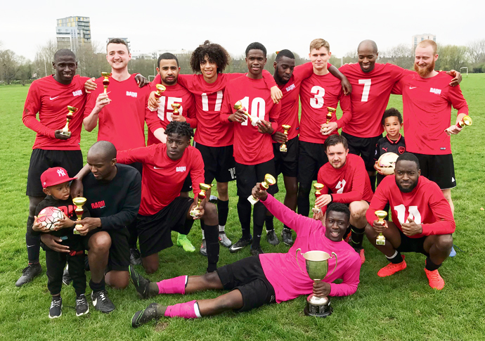 Underdogs stun Sunday League cup favourites BaduSports