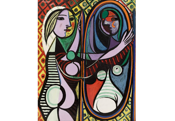 Girl before a mirror