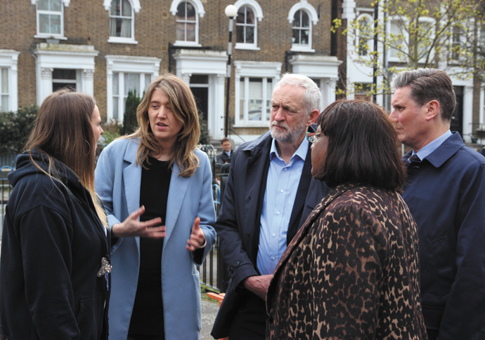 Jeremy Corbyn: ‘Rich cocaine users are fuelling street crime’ Jeremy Corbyn council leader Georgia Gould Diane Abbott and MP Keir Starmer chat to Sharley Peet-Newitt of NW5 Project