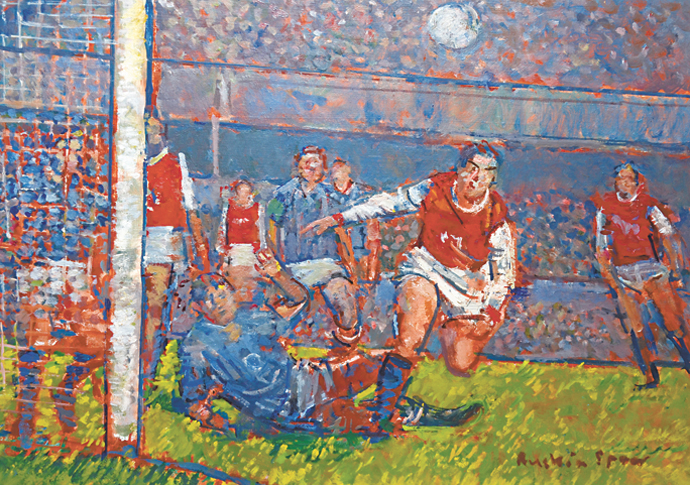 Football art set to score a cool £1.25m Ruskin Spear_The Big Match