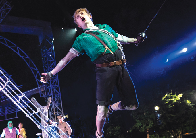 Sam Angell as Peter Pan Photo Johan Persson