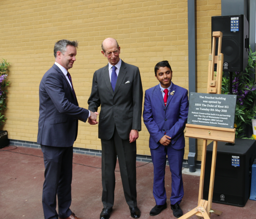 Duke of Kent opens £6million wing of Westminster City School screen-shot-2018-05-11-at-16-12-21