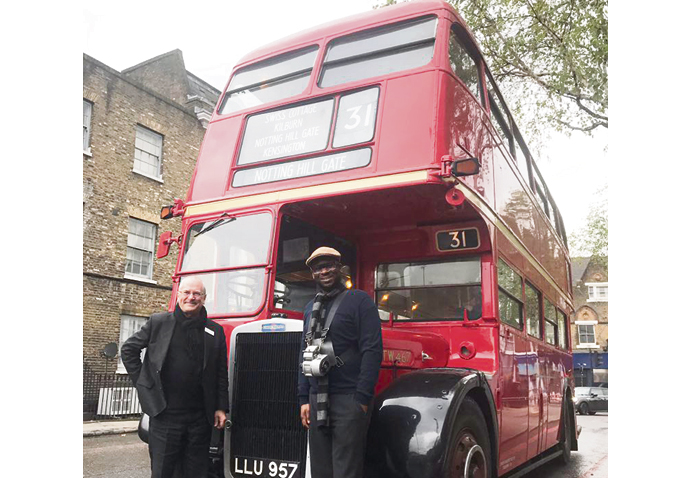 Sir Peter Hendy with Edward Adoo
