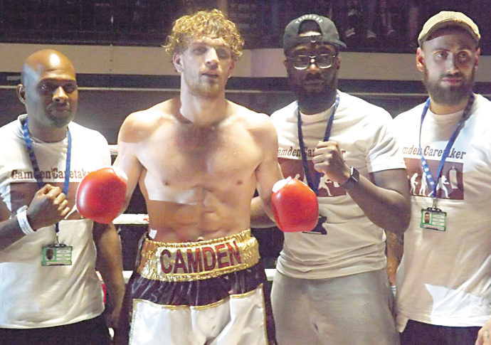 Boxer Robbie Chapman says he’s ready to go the distance The Camden Caretaker Robbie Chapman cutout
