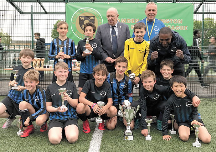 The Hill Blue U11s Challenge Cup Winners