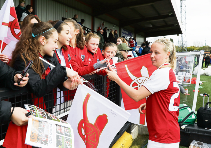 Double season clinches award for boss Hayes WSL Arsenal v Chelsea Ladies 01 Apr 2018