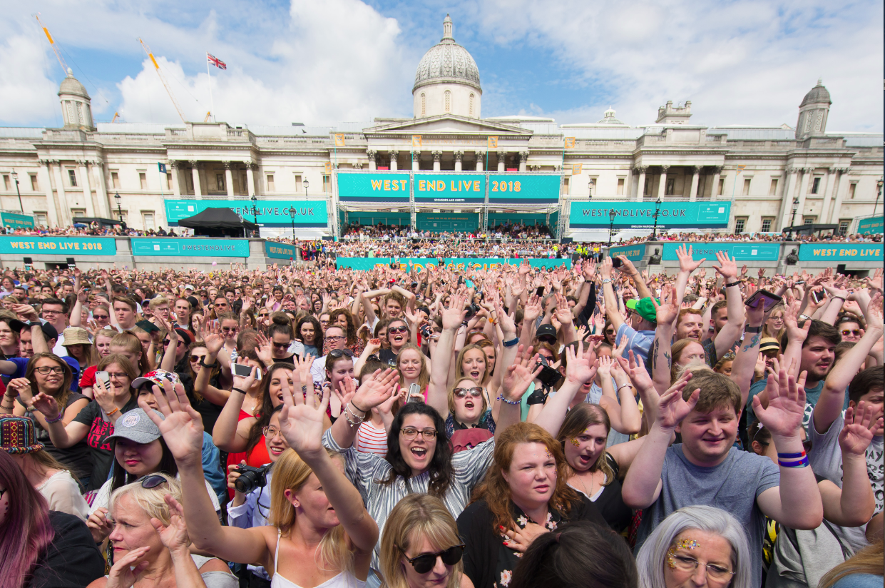 Tens of thousands of musical fans attend West End Live West End Live