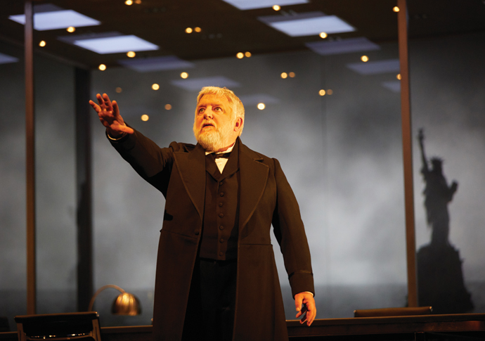 Simon Russell Beale in The Lehman Trilogy at the National Theatre