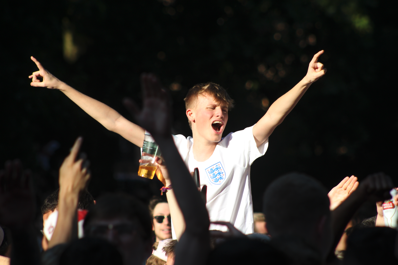 England fans football World Cup 2018
