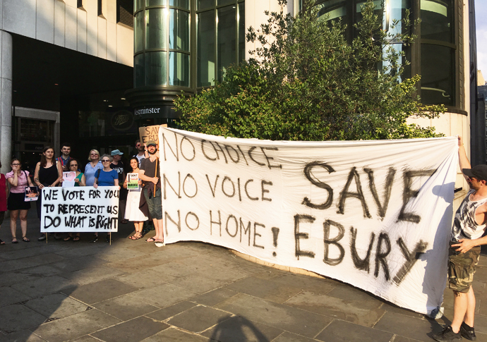 ‘Let us vote’ plea from residents fighting estate demolition ebury 2