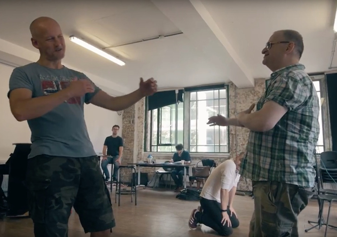 Grimeborn’s on song at the Arcola with a wealth of short-run opera productions Jonathan Moore, right, rehearsing the cast of Greek