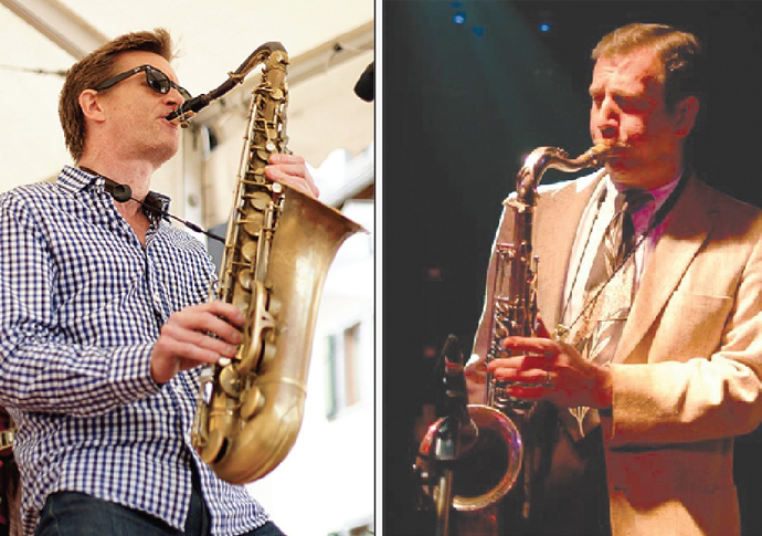 Sax and surprising rhythms at the Spice of Life Sax Players_Julian Webster Greaves and Al Nicholls
