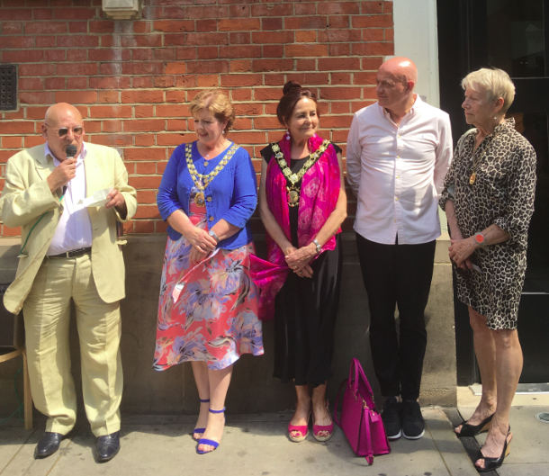 plaque unveiling