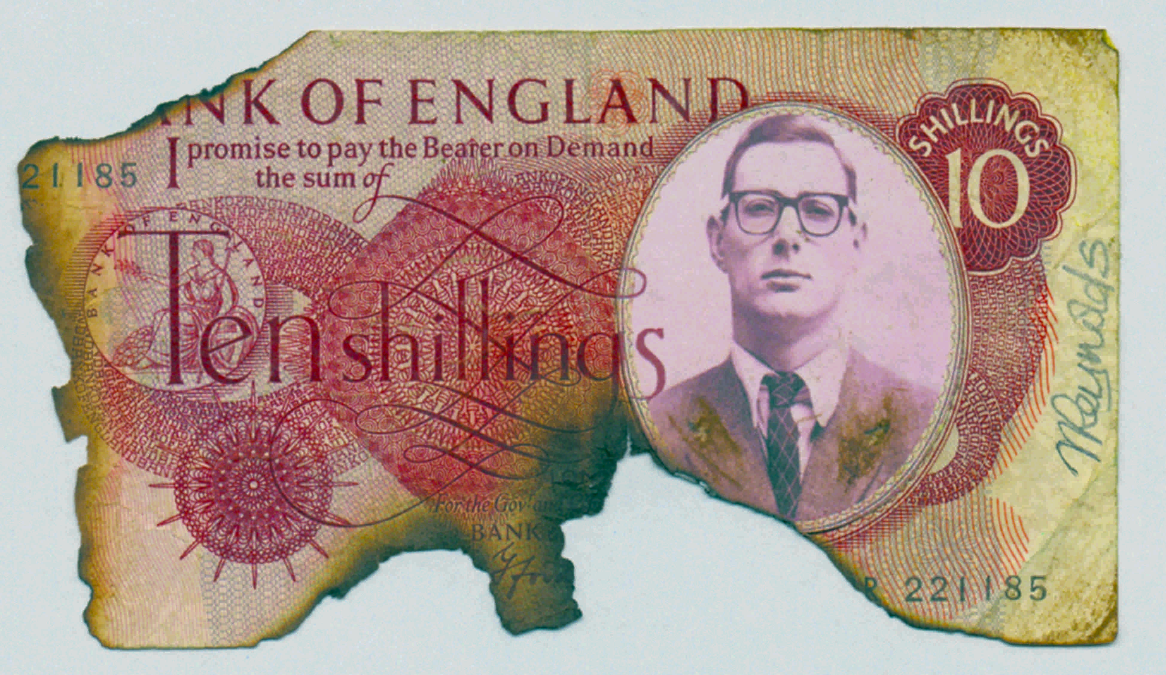 Bruce Reynolds Burt Ten Shillings by Nick Reynolds