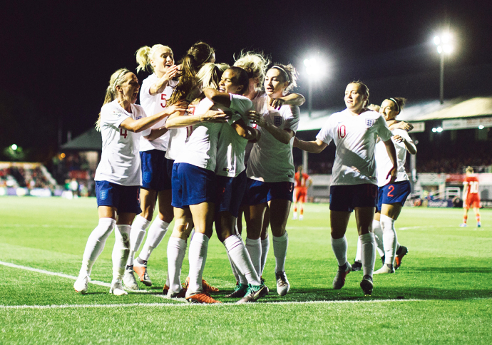 Wales Women v England Women, Women's World Cup Qualifying Group 1 - 31 Aug 2018
