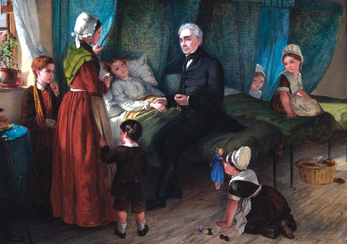Emma Brownlow The Sick Room 1864 © Coram in the care of the Foundling Museum
