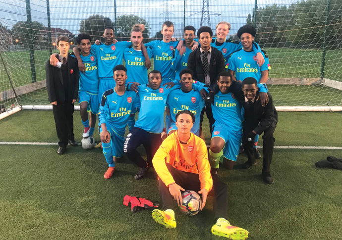 Striker Sfarca nets four in thrilling cup comeback Haverstock Boys